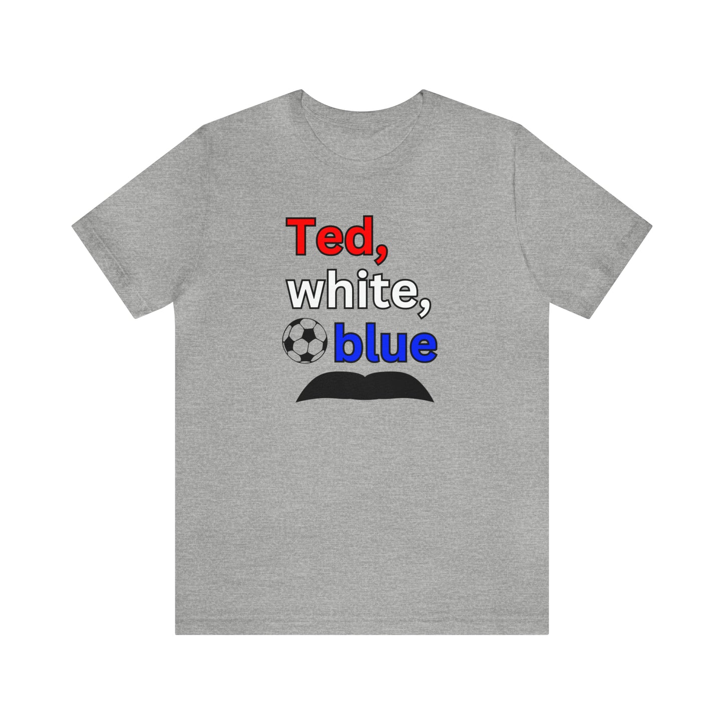 Ted, White & Blue Tee