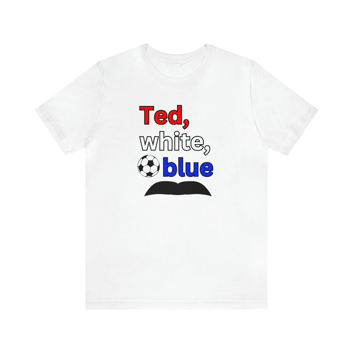 Ted, White & Blue Tee