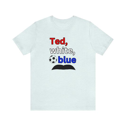Ted, White & Blue Tee