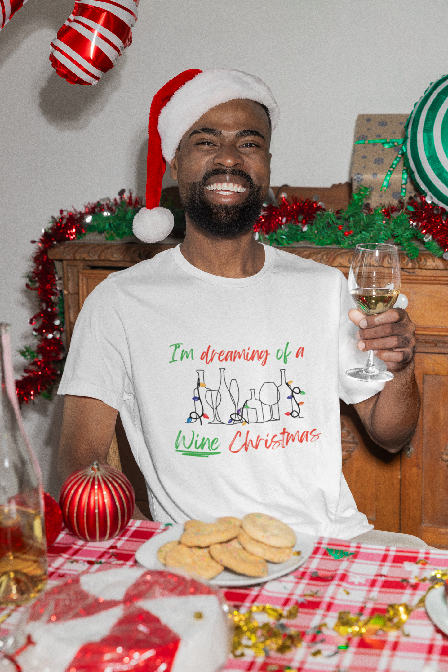 I'm dreaming of a Wine Christmas Tee
