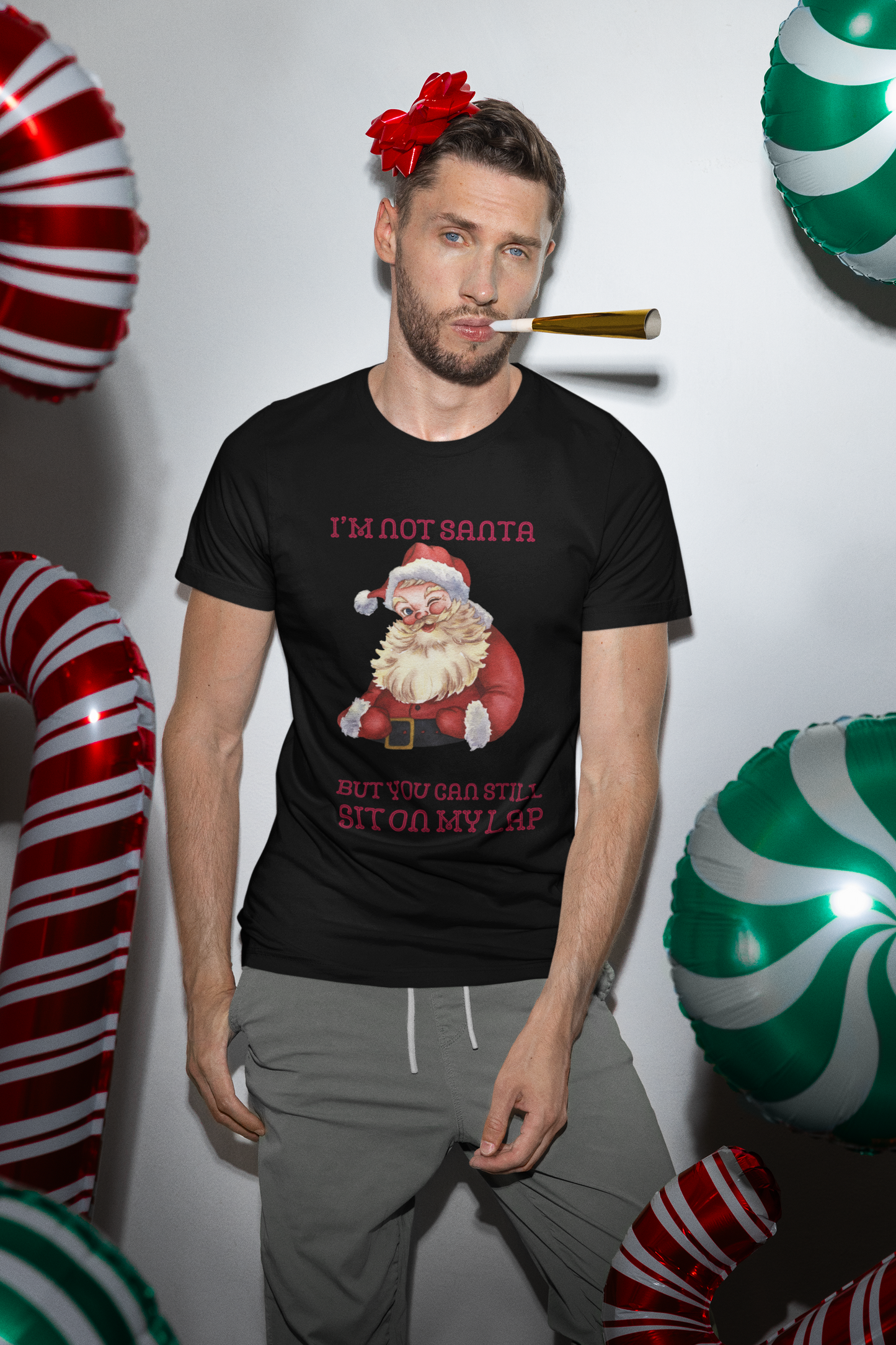 Sit on my lap Santa Tee